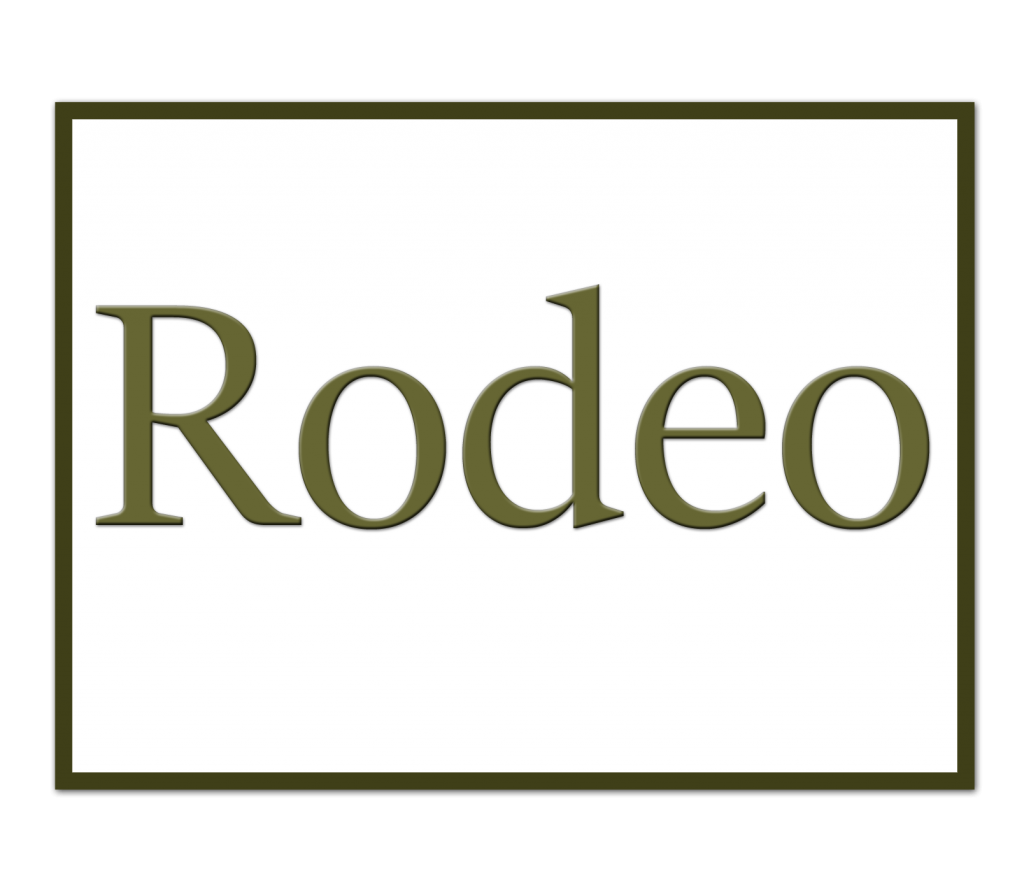 Rodeo sponsor example