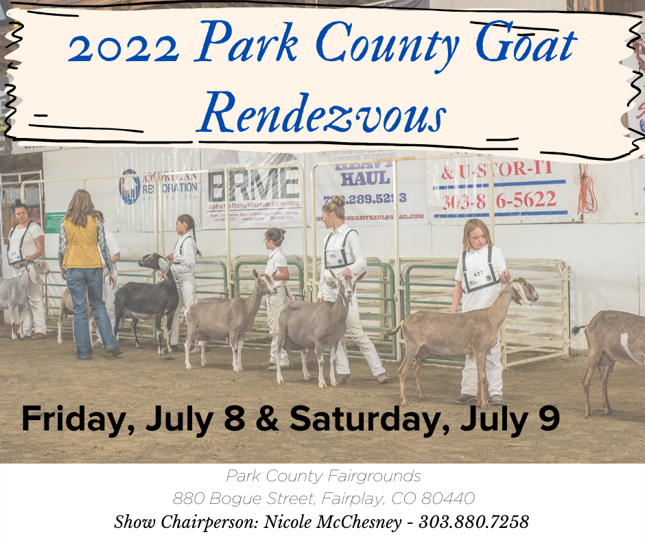 2022 Park County Goat Rendezvous featured image of goat show