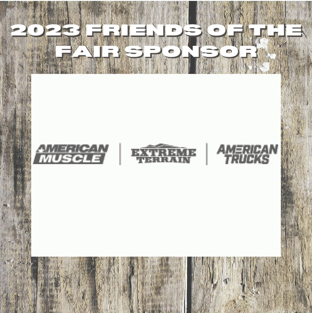 American Muscle, Extreme Terrain, and American Trucks sponsor logos 2023