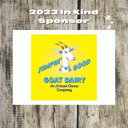 Jumpin Good Goat Dairy 2023 In Kind Sponsor