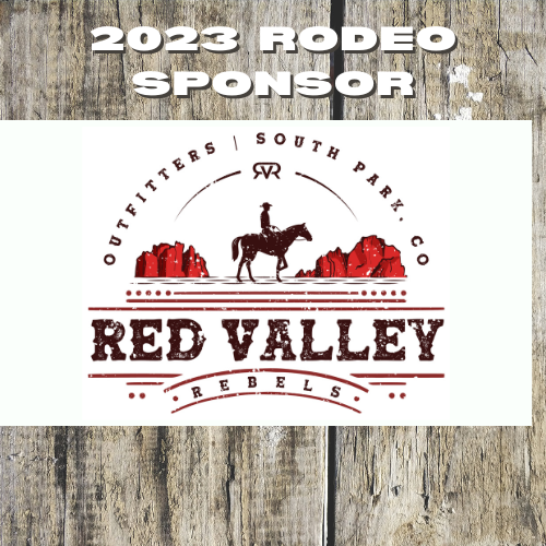 Red Valley Rebels Outfitters logo 2023 Rodeo Sponsor