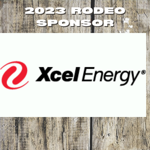 Xcel Energy logo 2023 Rodeo Sponsor