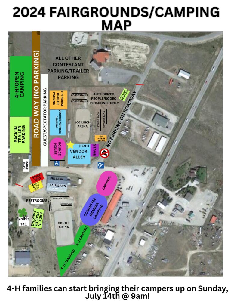 2024 Camping Map and info