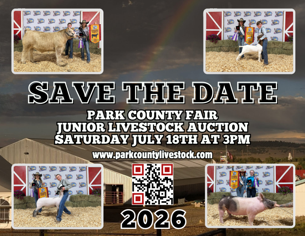 Junior Livestock Auction Save the Date July 18 2026