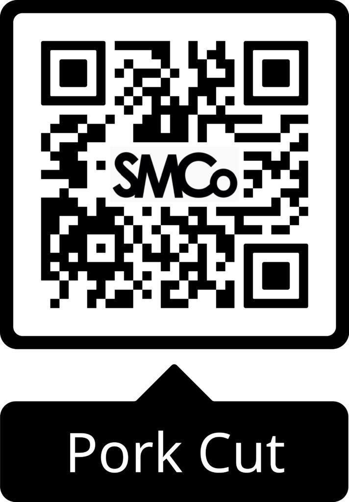QR for pork cut sheet
